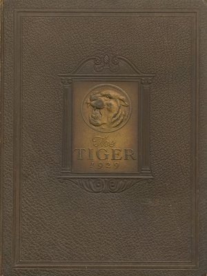 cover image of Big Beaver Falls Area High School--The Tiger--1929